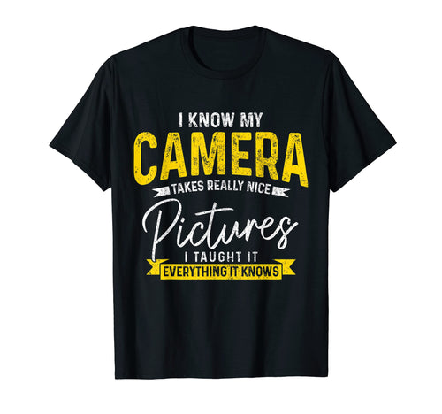 Funny Photographer Camera Funny Photography T-Shirt - Graphic Print Unisex - T-Shirt, Sweatshirt, Hoodie