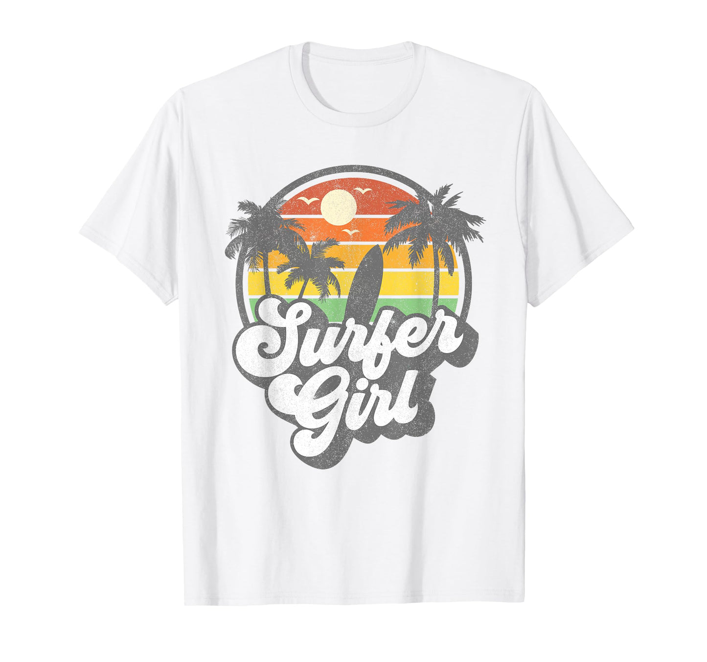 Surfer Beach 70S Surfing Vacation Gift T-Shirt - Aesthetic Graphic Unisex - T-Shirt, Sweatshirt, Hoodie