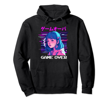 Sad Anime Japanese Vaporwave Indie Hoodie - Aesthetic Graphic for Adults - T-Shirt, Sweatshirt, Hoodie