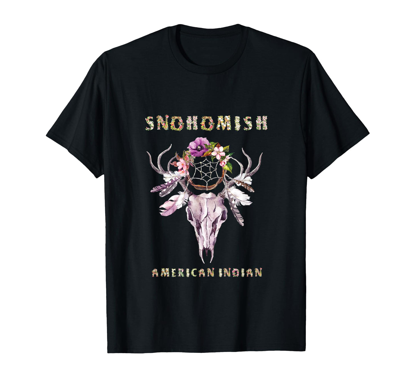 Snohomish American Indian Tribe Boho T-Shirt - Unique Graphic for Adults - T-Shirt, Sweatshirt, Hoodie
