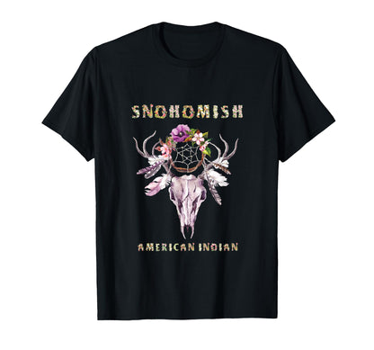 Snohomish American Indian Tribe Boho T-Shirt - Unique Graphic for Adults - T-Shirt, Sweatshirt, Hoodie