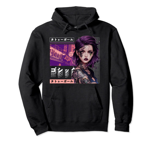 Japanese Tokyo City Vaporwave Citypop Hoodie - Fun Novelty Design Unisex - T-Shirt, Sweatshirt, Hoodie