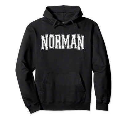 Norman Ok Oklahoma Usa Sports Varsity Hoodie - Graphic Print Unisex - T-Shirt, Sweatshirt, Hoodie