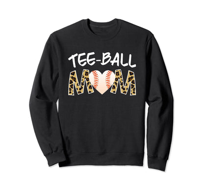 Teeball Mom Tball Mom Novelty Sweatshirt - Casual Everyday Wear for Adults - T-Shirt, Sweatshirt, Hoodie