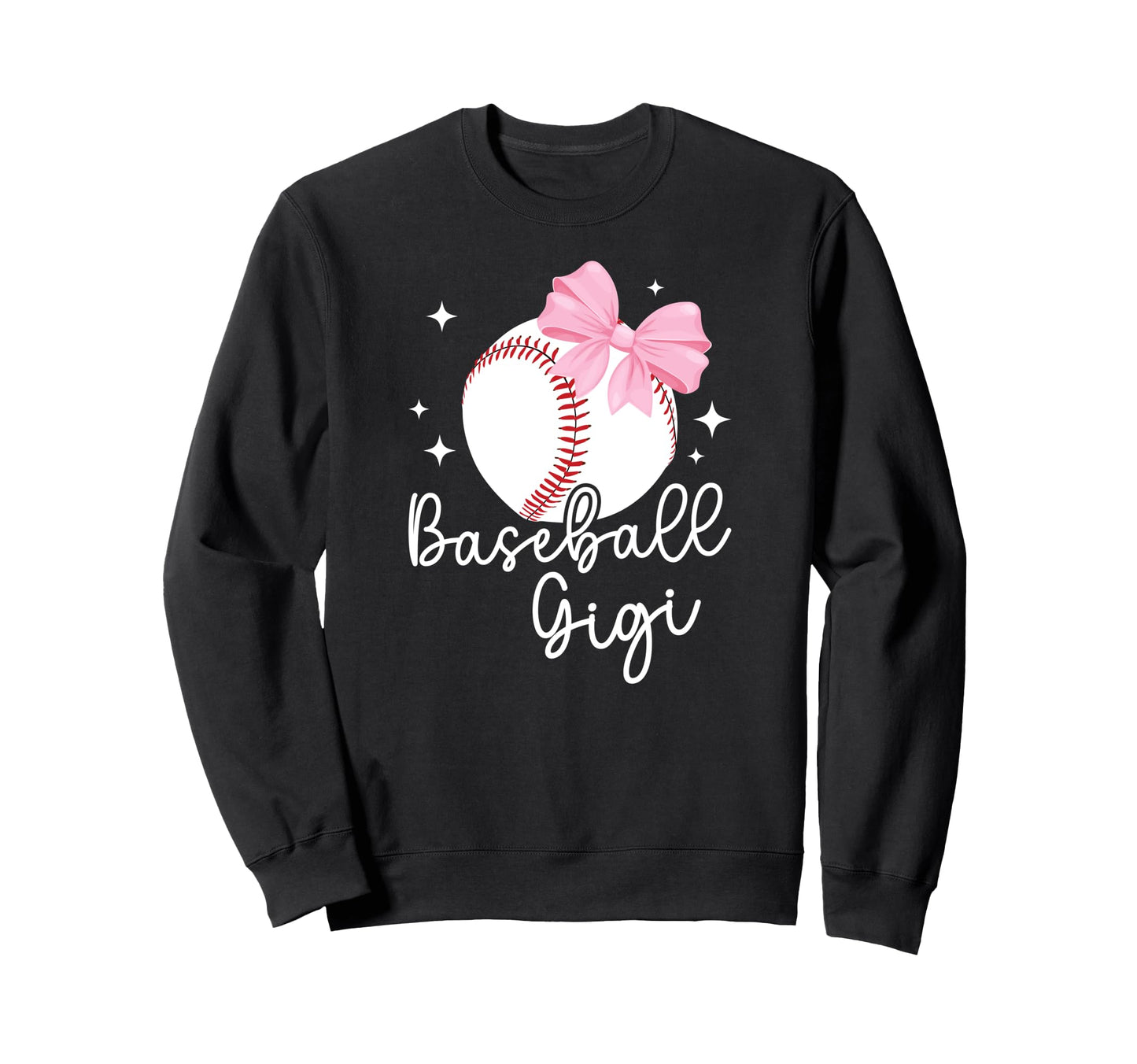 Baseball Gigi Grandma Coquette Baseball Sweatshirt - Unique Graphic Unisex - T-Shirt, Sweatshirt, Hoodie