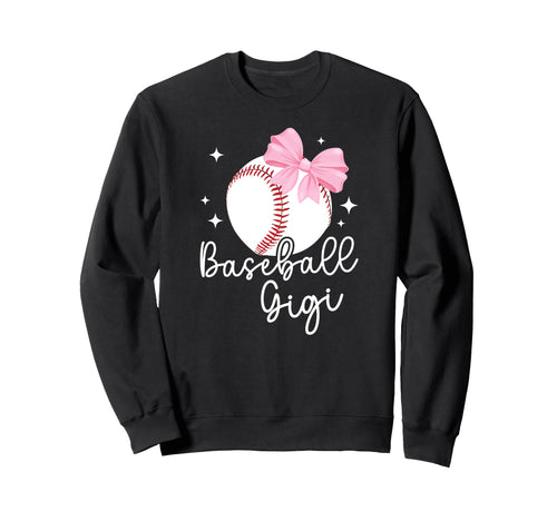 Baseball Gigi Grandma Coquette Baseball Sweatshirt - Unique Graphic Unisex - T-Shirt, Sweatshirt, Hoodie