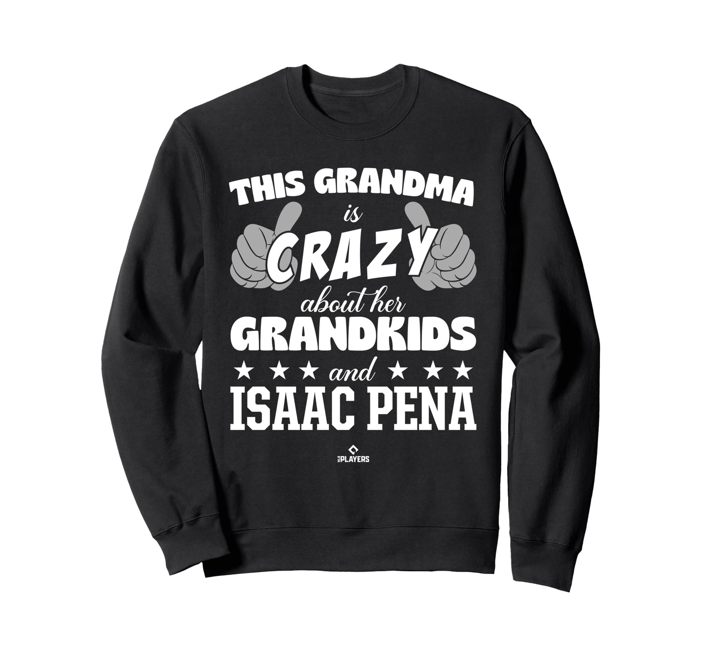 Grandma Crazy Isaac Pena Prospect Sweatshirt - Novelty Apparel for Adults - T-Shirt, Sweatshirt, Hoodie