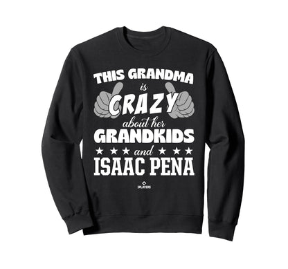 Grandma Crazy Isaac Pena Prospect Sweatshirt - Novelty Apparel for Adults - T-Shirt, Sweatshirt, Hoodie