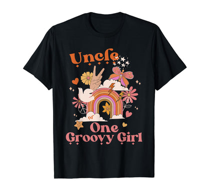 Uncle One Groovy Boho Hippie T-Shirt - Fun Novelty Design for Adults - T-Shirt, Sweatshirt, Hoodie