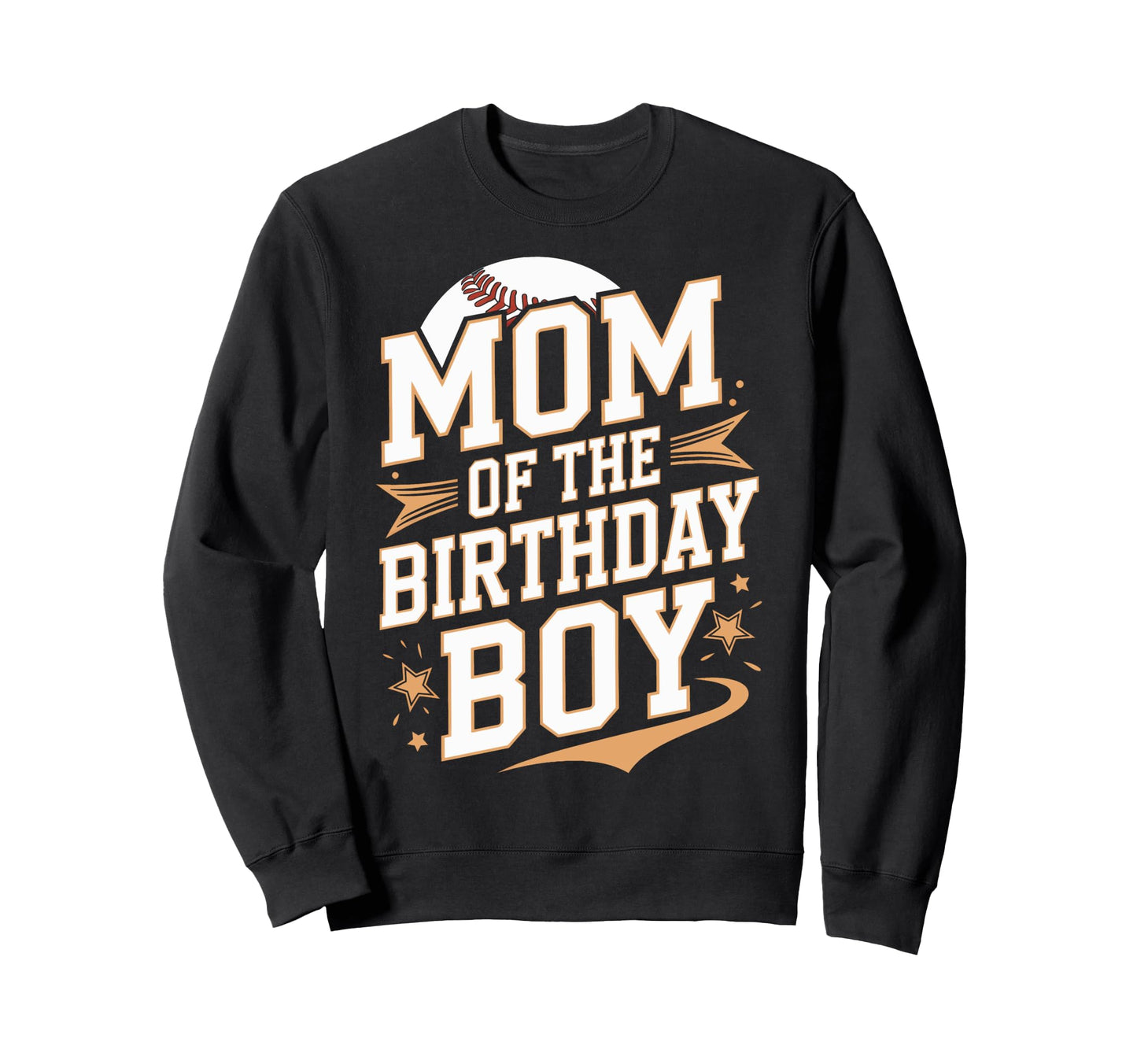 Mom Birthday Baseball Birthday Party Sweatshirt - Unique Graphic Men Women - T-Shirt, Sweatshirt, Hoodie