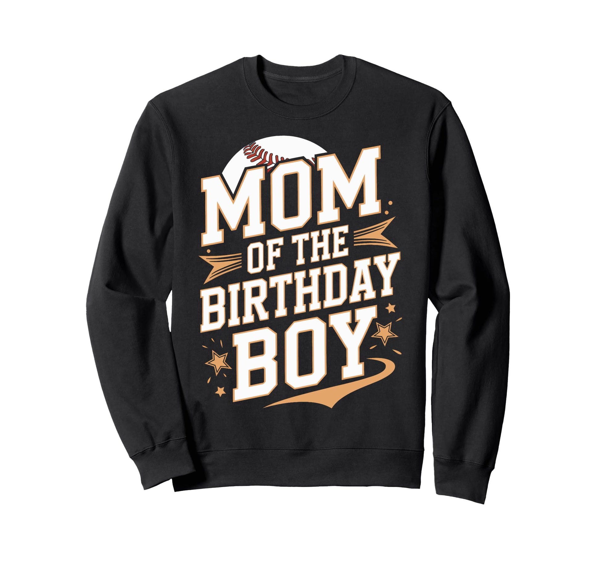 Mom Birthday Baseball Birthday Party Sweatshirt - Unique Graphic Men Women - T-Shirt, Sweatshirt, Hoodie