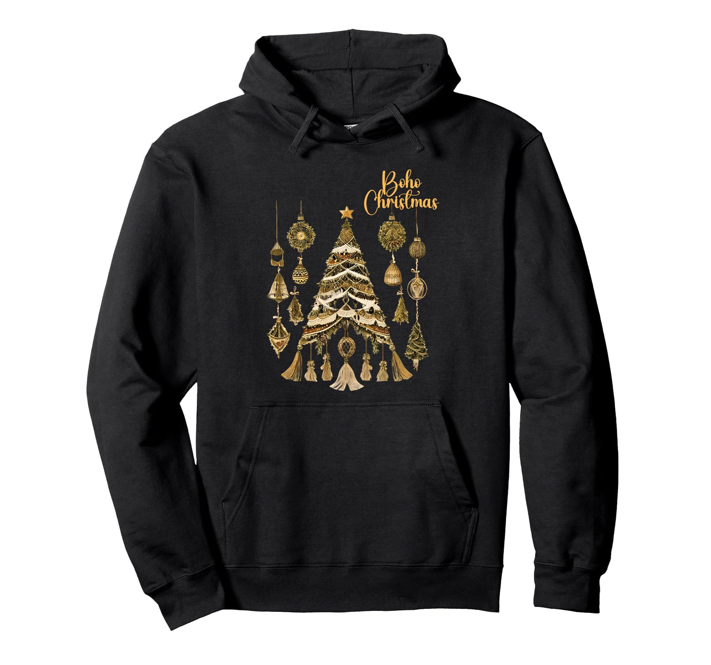 Boho Holiday Decor Hoodie - Fun Novelty Design Unisex - T-Shirt, Sweatshirt, Hoodie