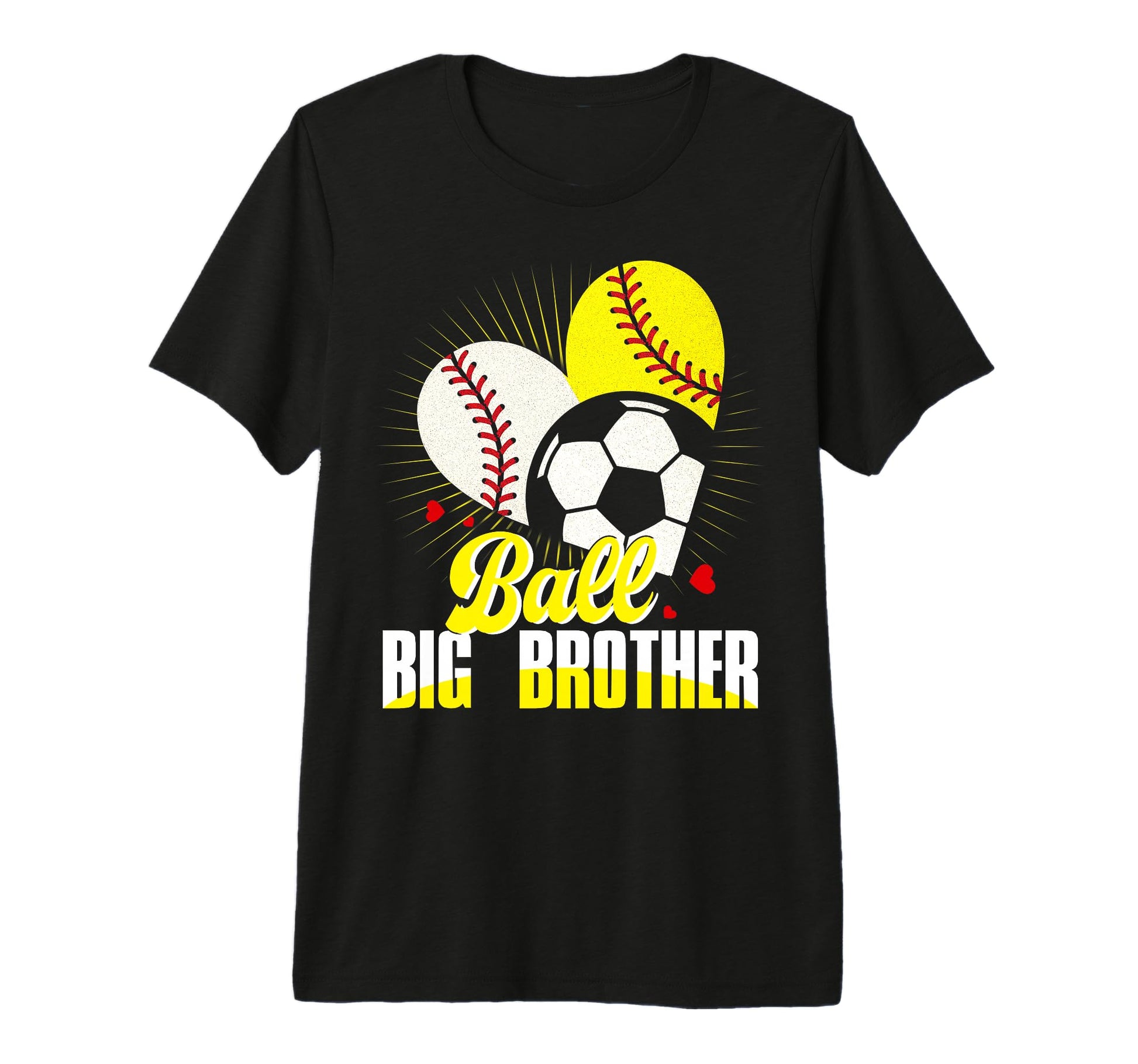 Ball Big Brother Baseball Softball T-Shirt - Novelty Apparel Men Women - T-Shirt, Sweatshirt, Hoodie