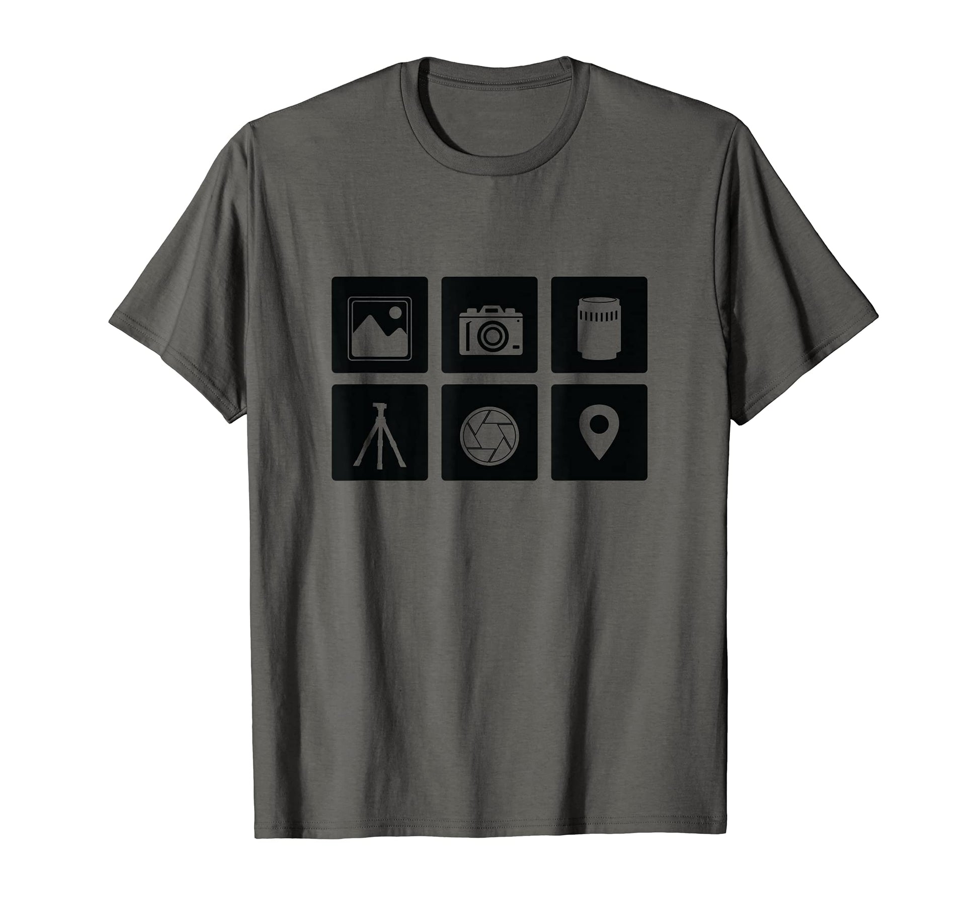 Photography Camera Gear Fotographer T-Shirt - Fun Novelty Design for Adults - T-Shirt, Sweatshirt, Hoodie