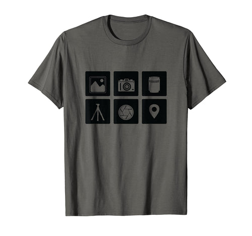 Photography Camera Gear Fotographer T-Shirt - Fun Novelty Design for Adults - T-Shirt, Sweatshirt, Hoodie