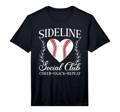 Mens Sideline Social Club T-Shirt - Casual Everyday Wear Men Women - T-Shirt, Sweatshirt, Hoodie