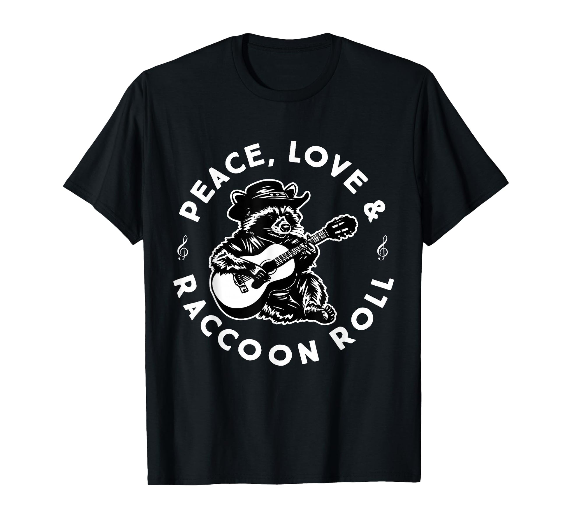 Raccoon Rock And Roll Music Raccoon T-Shirt - Novelty Apparel for Adults - T-Shirt, Sweatshirt, Hoodie