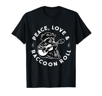 Raccoon Rock And Roll Music Raccoon T-Shirt - Novelty Apparel for Adults - T-Shirt, Sweatshirt, Hoodie
