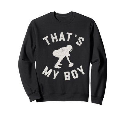 Thats My Lineman Mom Proud Sweatshirt - Casual Everyday Wear Men Women - T-Shirt, Sweatshirt, Hoodie