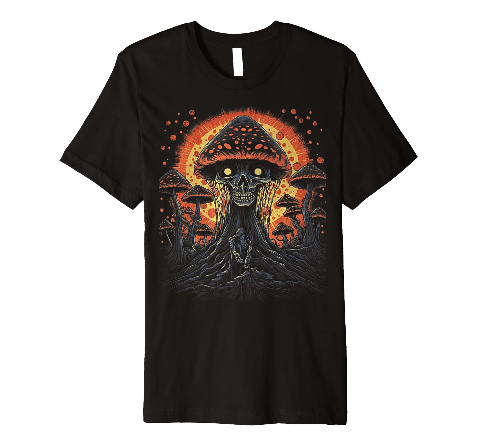 90S Grunge Mushroom Art Aesthetic T-Shirt - Unique Graphic Unisex - T-Shirt, Sweatshirt, Hoodie