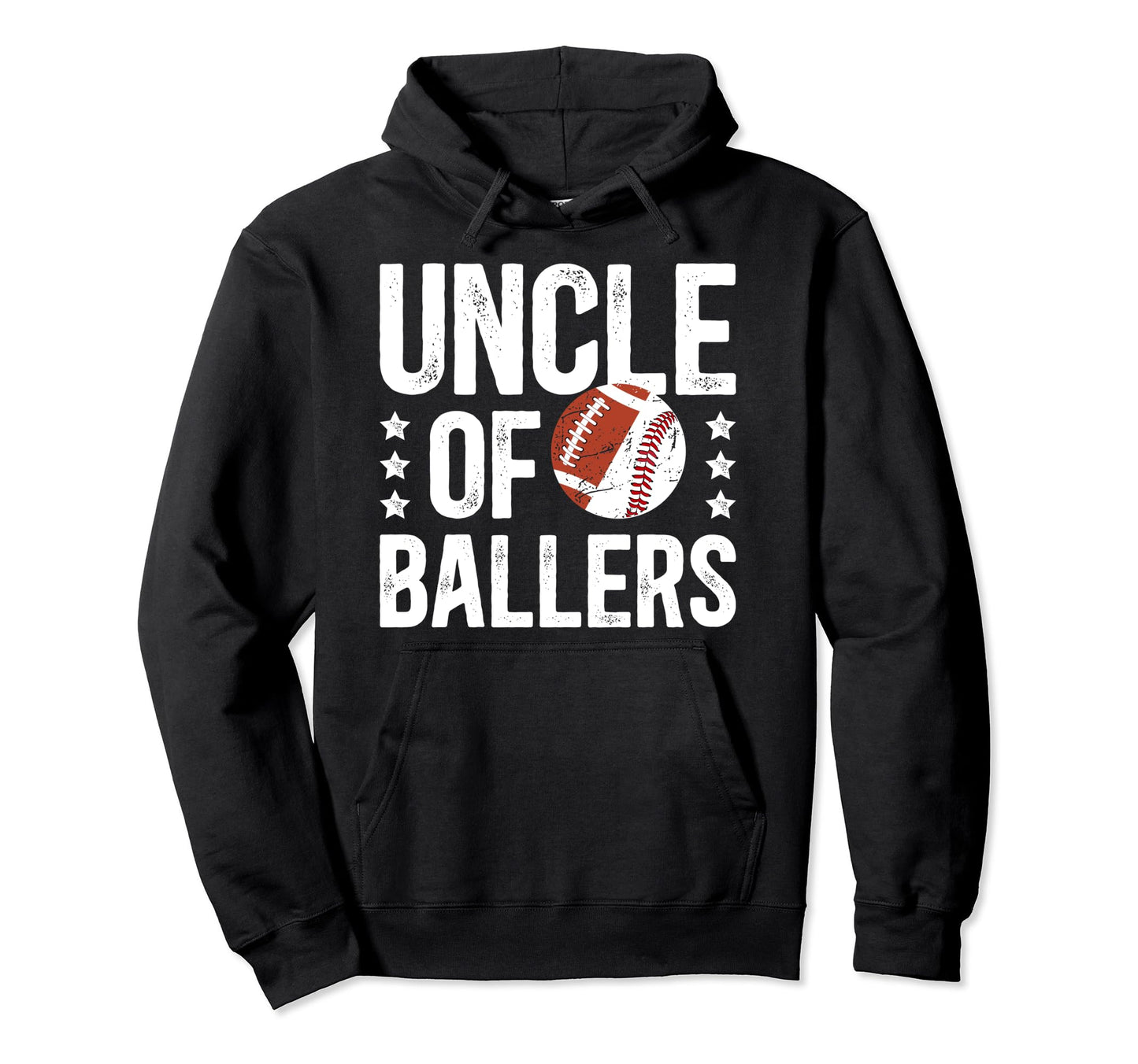 Uncle Ballers Proud Baseball Hoodie - Fun Novelty Design Men Women - T-Shirt, Sweatshirt, Hoodie