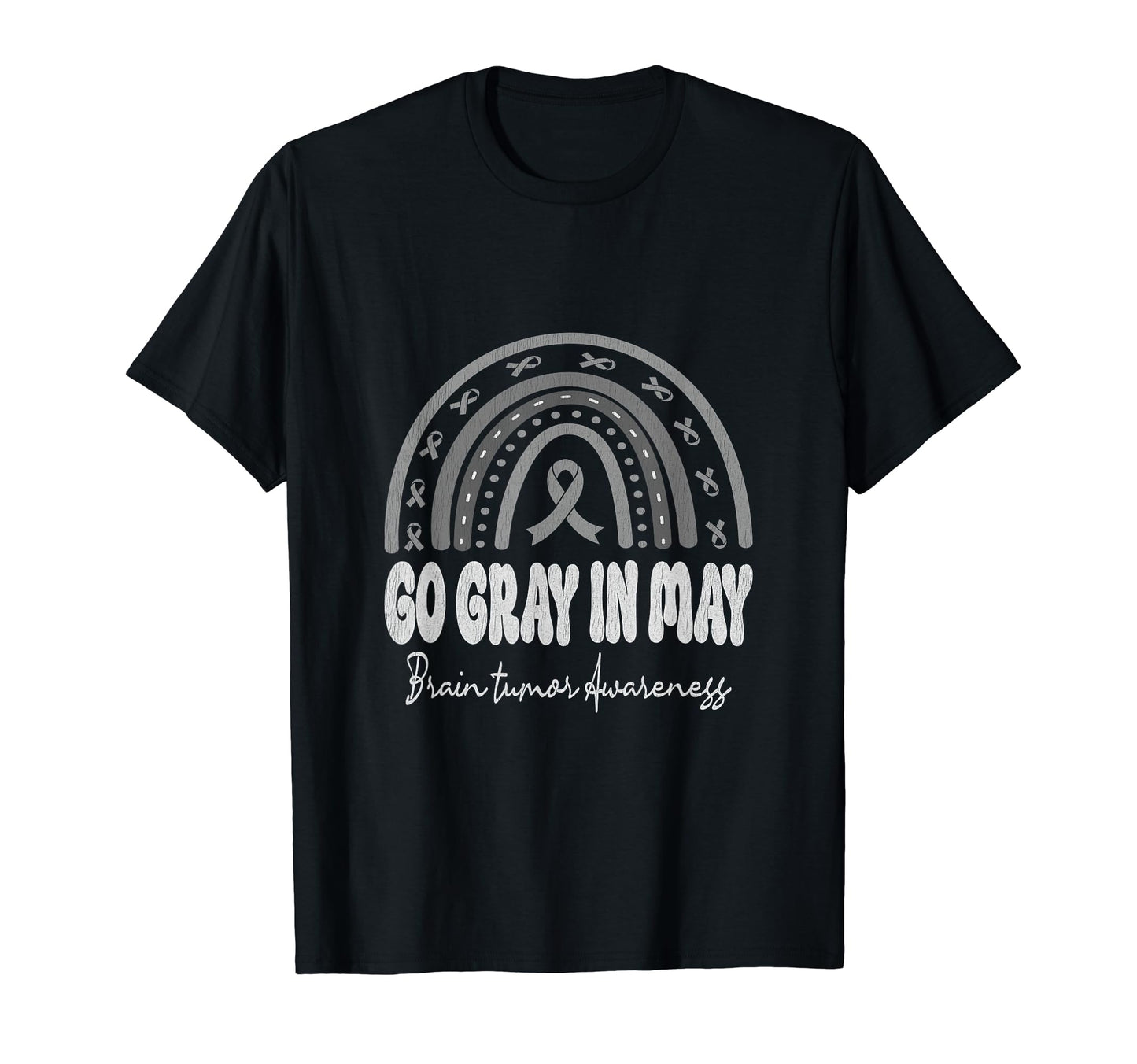Go Gray May Brain Tumor Awareness T-Shirt - Unique Graphic for Adults - T-Shirt, Sweatshirt, Hoodie