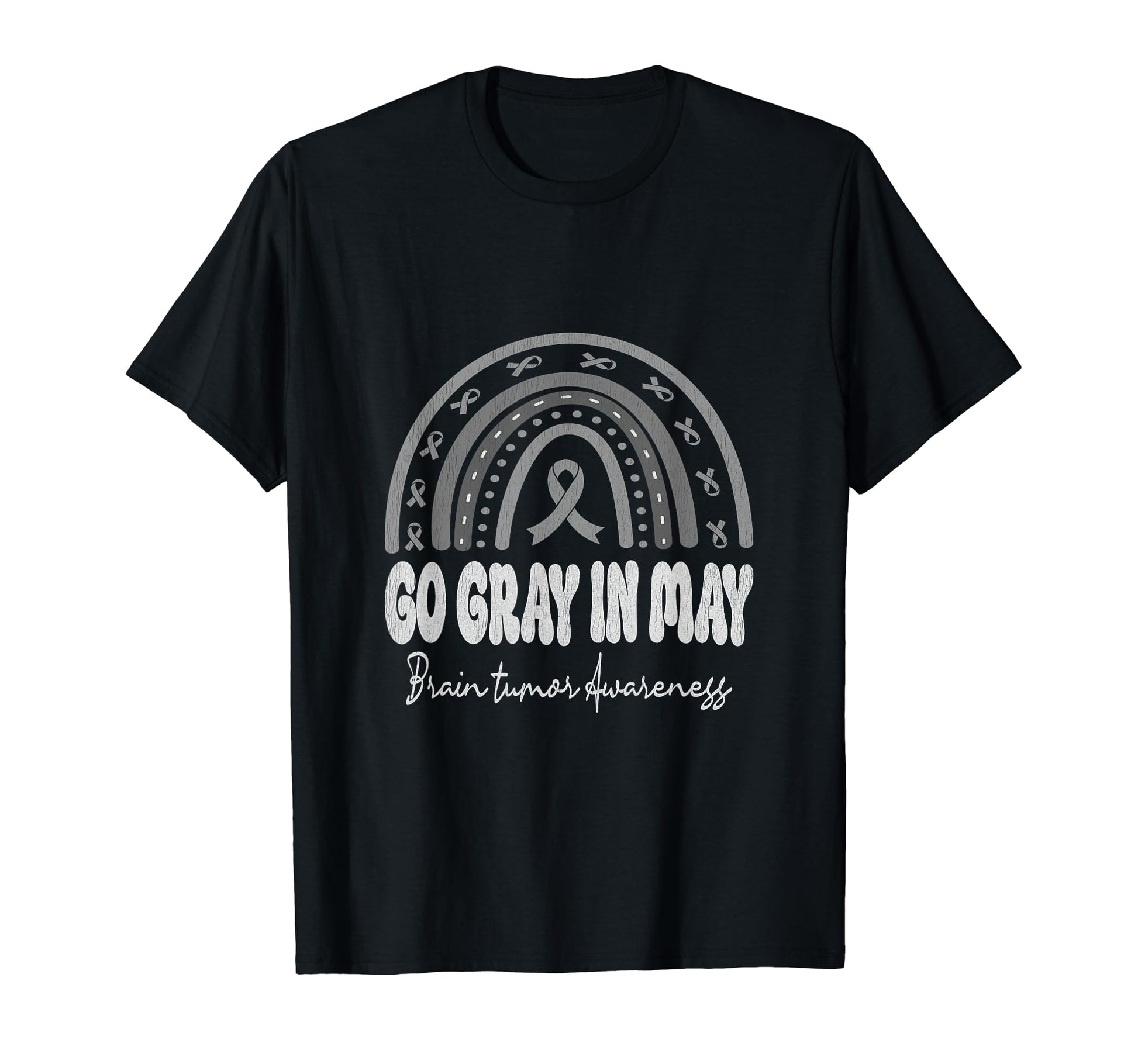 Go Gray May Brain Tumor Awareness T-Shirt - Unique Graphic for Adults - T-Shirt, Sweatshirt, Hoodie