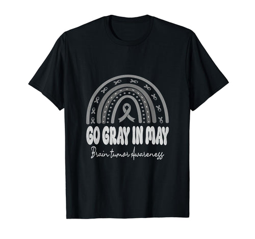 Go Gray May Brain Tumor Awareness T-Shirt - Unique Graphic for Adults - T-Shirt, Sweatshirt, Hoodie