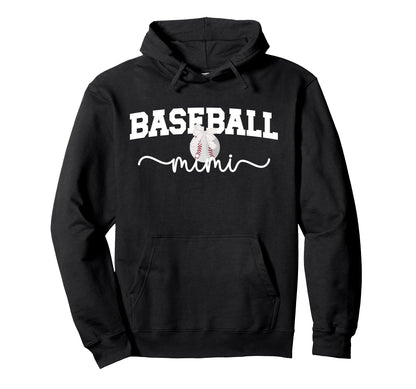 Baseball Mimi Grandma Mimi Hoodie - Casual Everyday Wear Men Women - T-Shirt, Sweatshirt, Hoodie