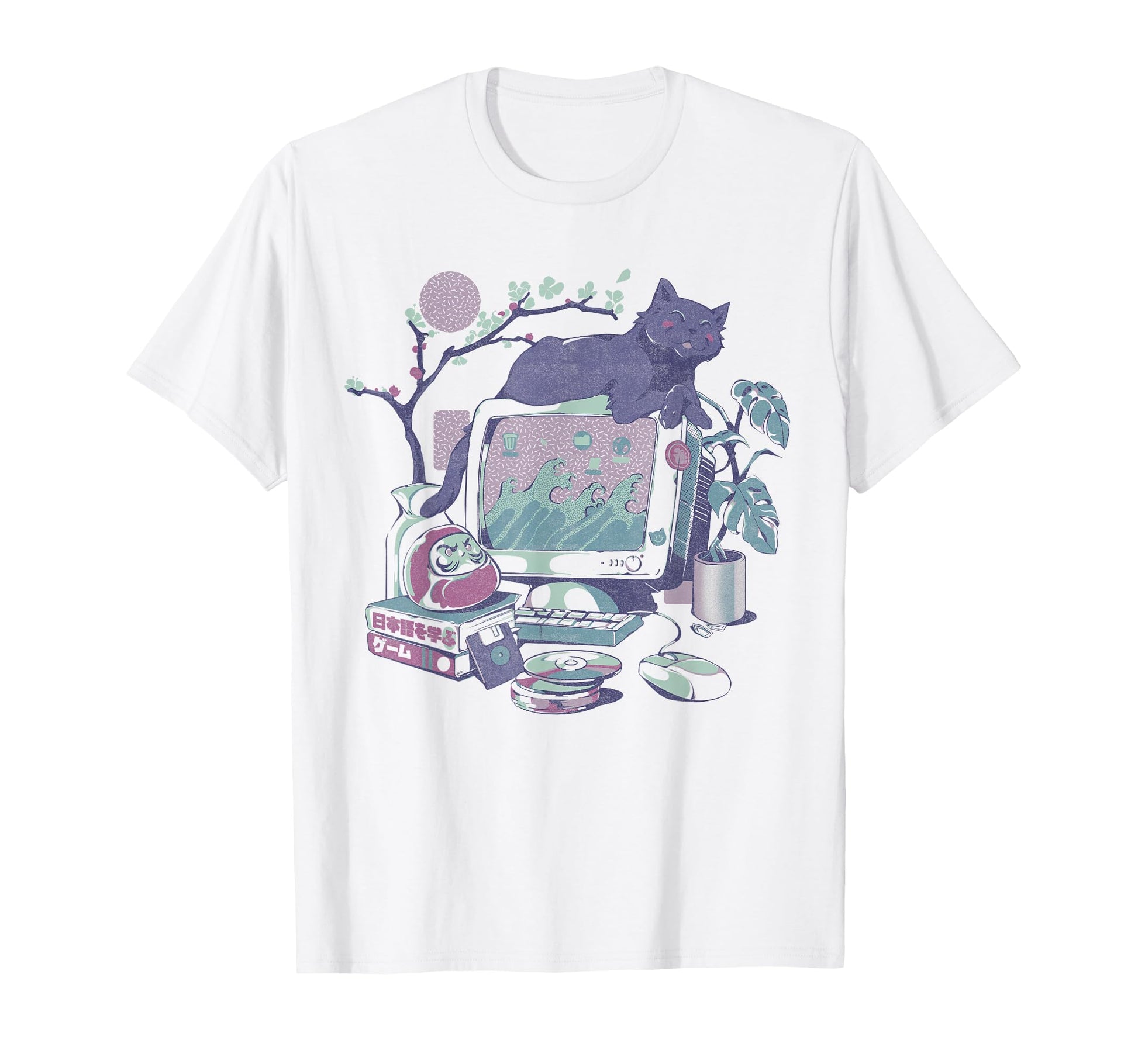 Vaporwave Desktop Collection T-Shirt - Streetwear Style for Adults - T-Shirt, Sweatshirt, Hoodie