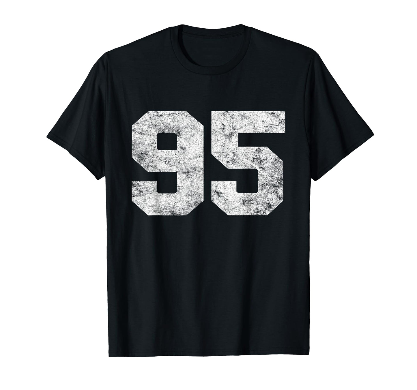 Lucky Number 95 Birthday Sports T-Shirt - Minimalist Print for Adults - T-Shirt, Sweatshirt, Hoodie