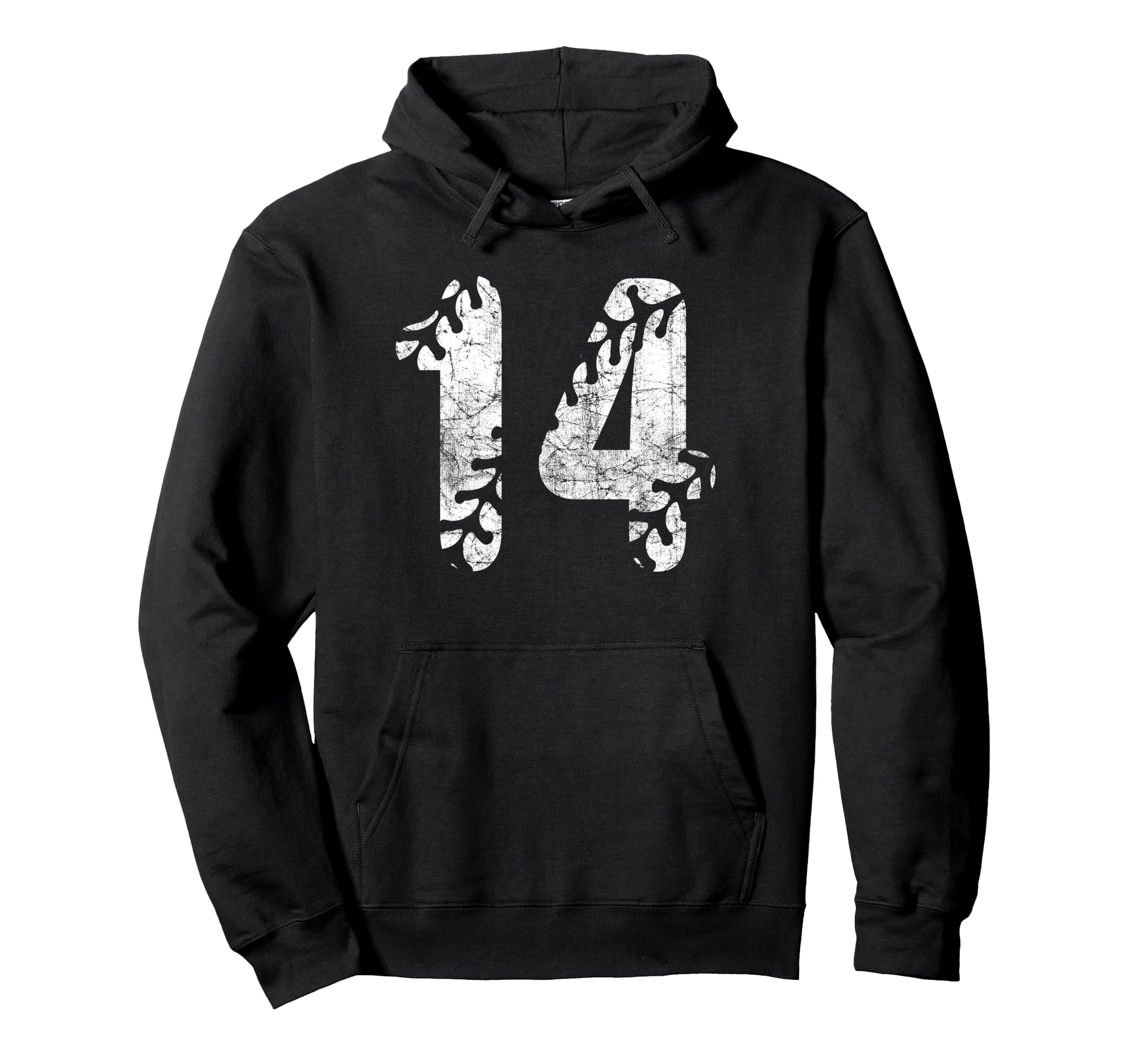 Baseball Softball Mom 14 Number 14 Hoodie - Streetwear Style Unisex - T-Shirt, Sweatshirt, Hoodie