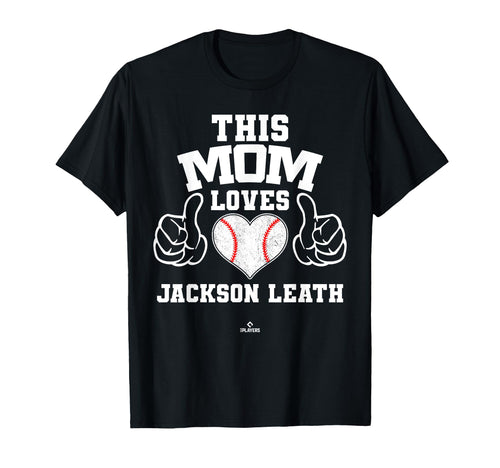 This Mom Loves Jackson Leath T-Shirt - Casual Everyday Wear Men Women - T-Shirt, Sweatshirt, Hoodie
