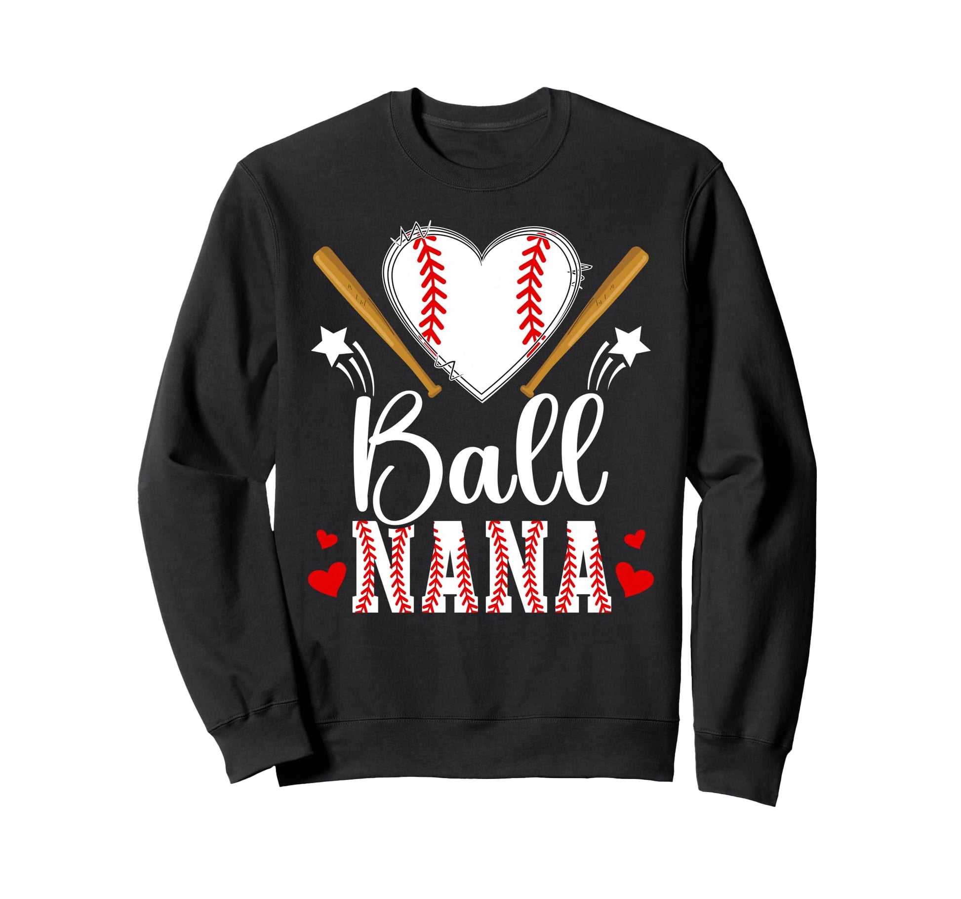 Ball Nana Baseball Nana Baseball Sweatshirt - Custom Art Print for Adults - T-Shirt, Sweatshirt, Hoodie