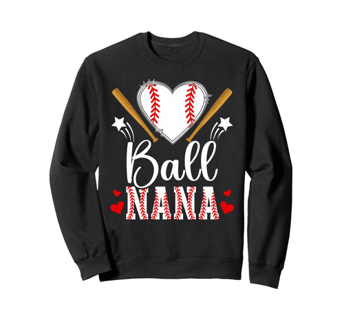 Ball Nana Baseball Nana Baseball Sweatshirt - Custom Art Print for Adults - T-Shirt, Sweatshirt, Hoodie