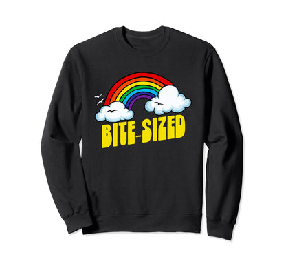 Bite Sized Funny Sarcastic 80S Sweatshirt - Streetwear Style Men Women - T-Shirt, Sweatshirt, Hoodie