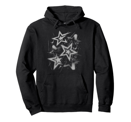 Y2K Grunge Stars 2000S Cyber Hoodie - Streetwear Style Unisex - T-Shirt, Sweatshirt, Hoodie