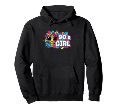 90S Rainbow Leopard 1990S Vibe Nineties Hoodie - Unique Graphic Men Women - T-Shirt, Sweatshirt, Hoodie