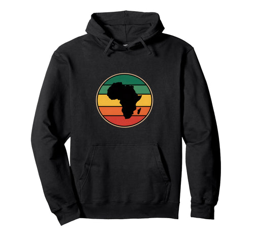 Africa Continent Funny Rainbow Hoodie - Casual Everyday Wear Men Women - T-Shirt, Sweatshirt, Hoodie
