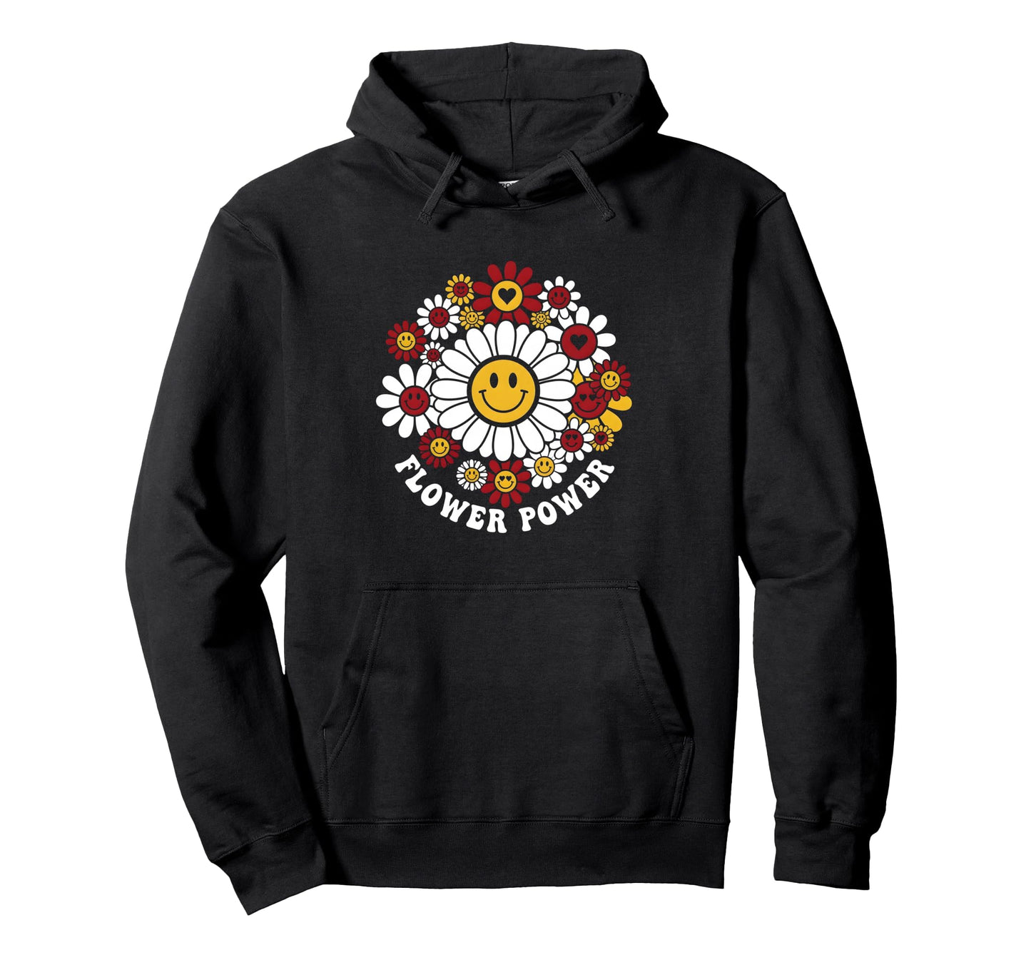 Flower Power Daisy Floral Gifts And Hoodie - Unique Graphic for Adults - T-Shirt, Sweatshirt, Hoodie