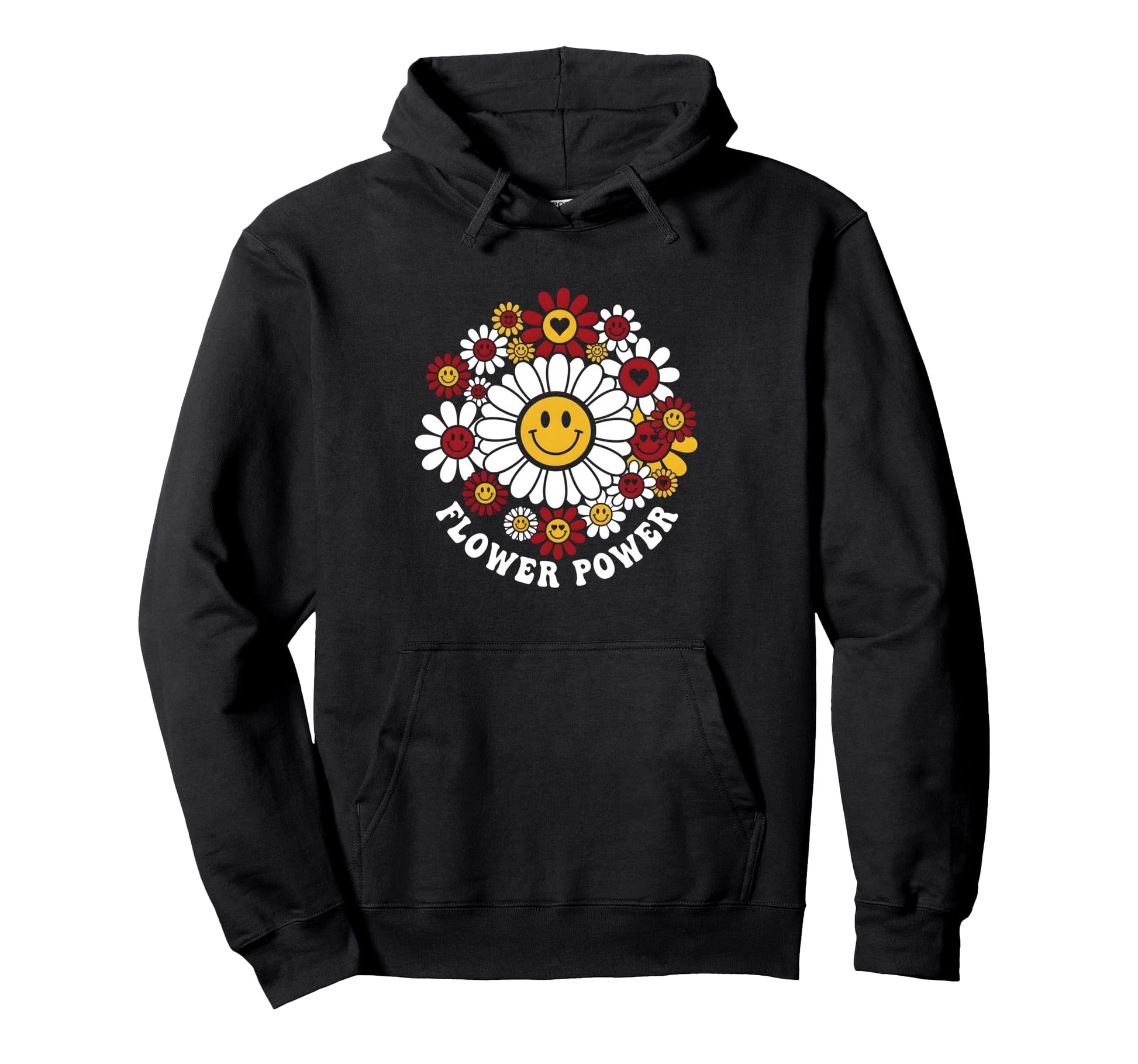 Flower Power Daisy Floral Gifts And Hoodie - Unique Graphic for Adults - T-Shirt, Sweatshirt, Hoodie