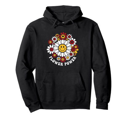 Flower Power Daisy Floral Gifts And Hoodie - Unique Graphic for Adults - T-Shirt, Sweatshirt, Hoodie