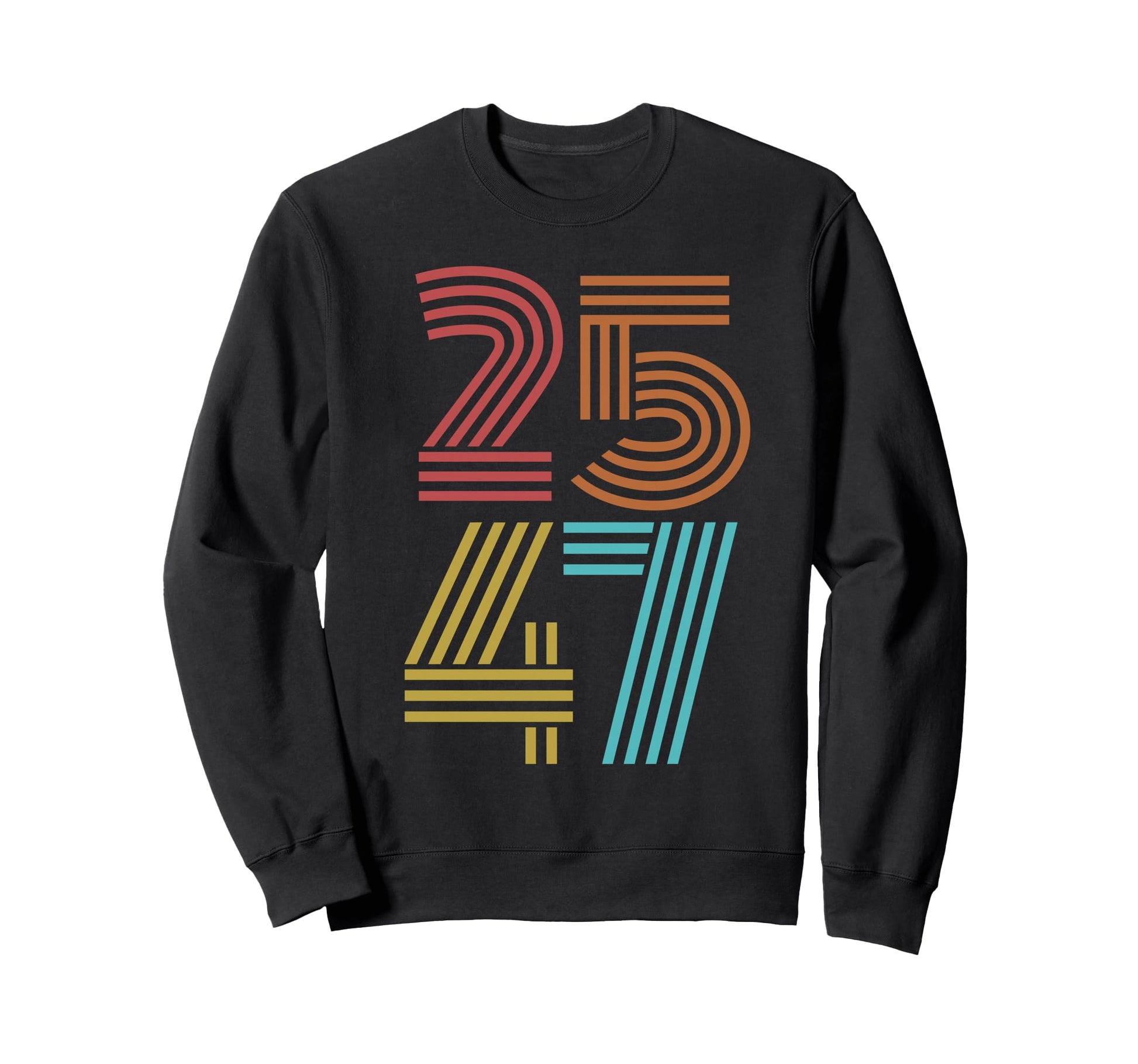 2547 Patriotic Rainbow Colors 25 47 Sweatshirt - Novelty Apparel Unisex - T-Shirt, Sweatshirt, Hoodie
