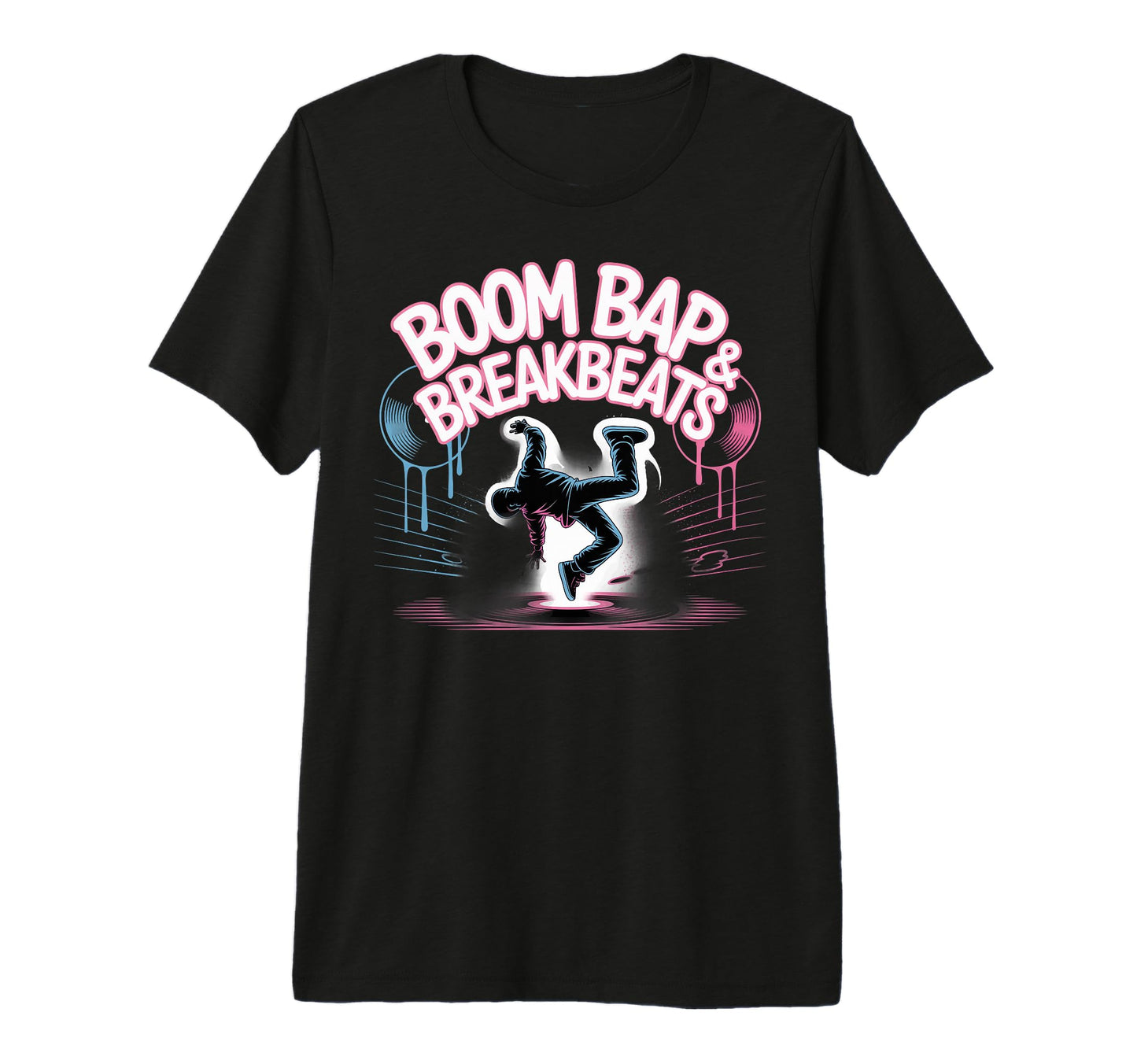Boom Bap Breakbeats Old School Urban Tri T-Shirt - Graphic Print Men Women - T-Shirt, Sweatshirt, Hoodie