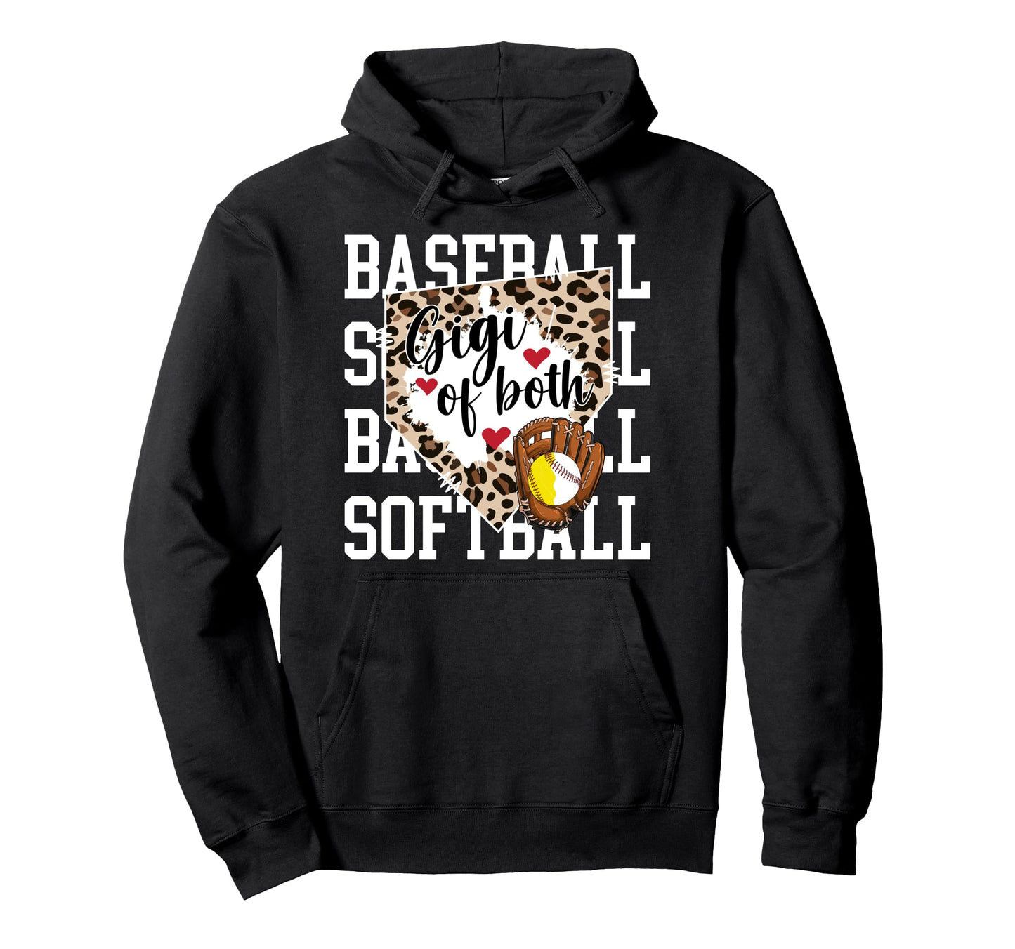 Gigi Both Proud Softball Baseball Gigi Hoodie - Streetwear Style Unisex - T-Shirt, Sweatshirt, Hoodie