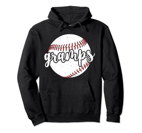 Gramps Proud Baseball Gramps Baseball Hoodie - Unique Graphic for Adults - T-Shirt, Sweatshirt, Hoodie