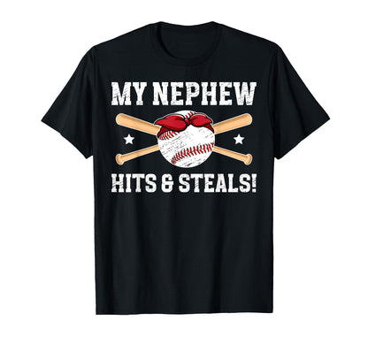 My Nephew Baseball Aunt Baseball T-Shirt - Streetwear Style Men Women - T-Shirt, Sweatshirt, Hoodie