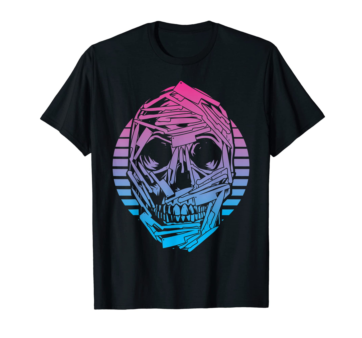 Butcher Bbq Meat Vaporwave T-Shirt - Casual Everyday Wear Men Women - T-Shirt, Sweatshirt, Hoodie