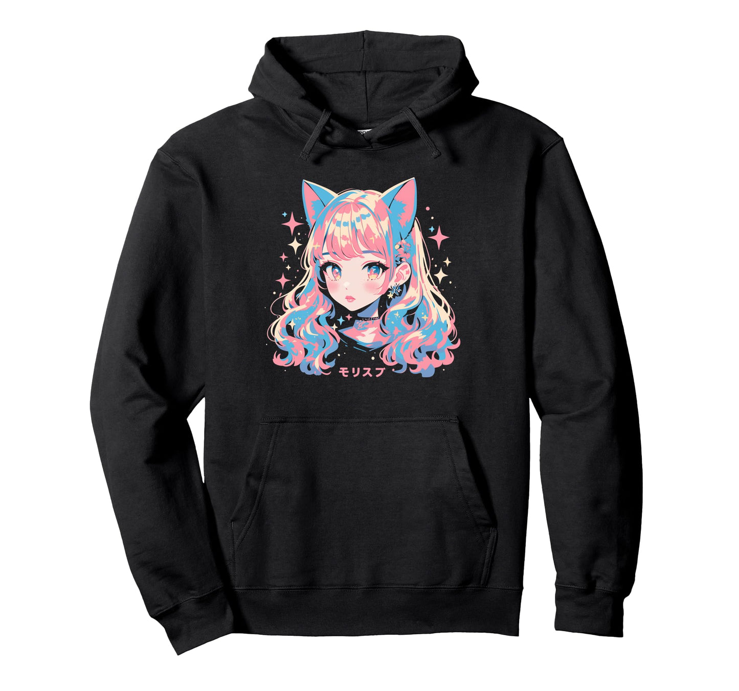 Goth Grunge Demon Anime Waifu Horror Hoodie - Streetwear Style Men Women - T-Shirt, Sweatshirt, Hoodie