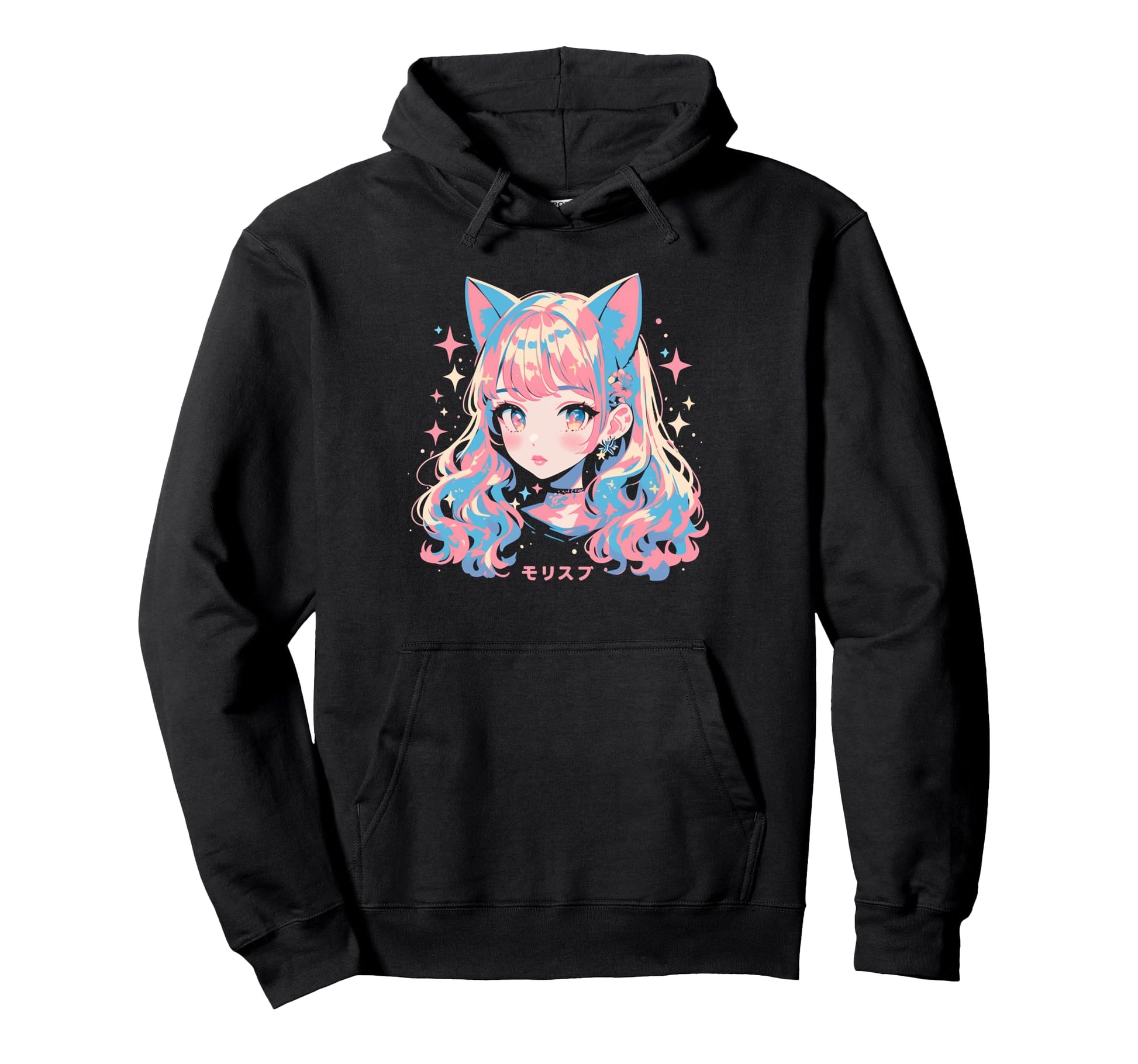 Goth Grunge Demon Anime Waifu Horror Hoodie - Streetwear Style Men Women - T-Shirt, Sweatshirt, Hoodie